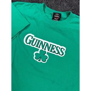 VTG Guinness Shamrock Graphic T Shirt Green St Patrick's Day Mens XXL Beer Tee